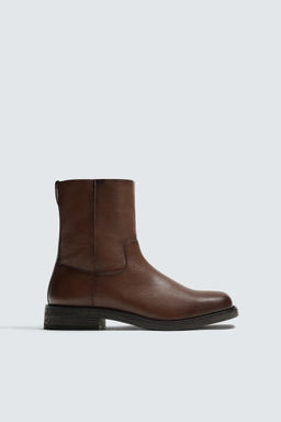 LEATHER LIMITED EDITION BOOTS - Zara фото 11