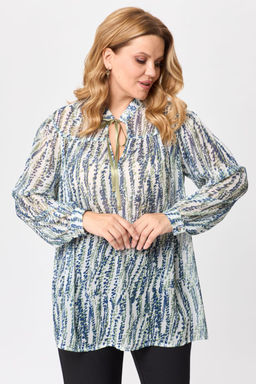 Блуза Michel Chic 760/1 олива  фото 5