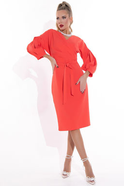 Платье Искусство обольщения (оранжевый) - Эльза фото 5