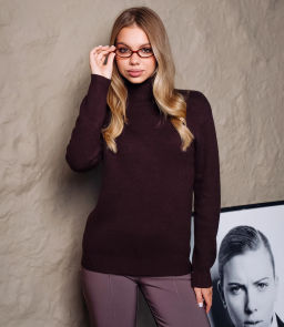 Водолазка #КТ881 (7), шоколадный