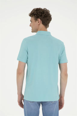 Футболка U.S. Polo Assn мятная из хлопка  фото 5