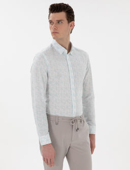 Mint Slim Fit Uzun Kollu G_mlek