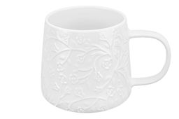 Кружка 300 мл 12*8,5*8,5 см Веточки-цветочки