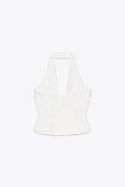 KNOT HALTER WAISTCOAT - Zara фото 6