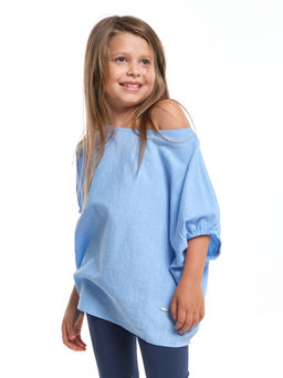 Блузка для девочки подростка UD 7966 голубой - Mini maxi фото 5