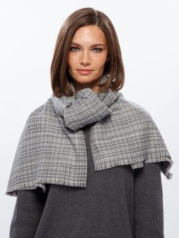 Палантин жен. виск+шерсть 67х180 LSC33-916-19