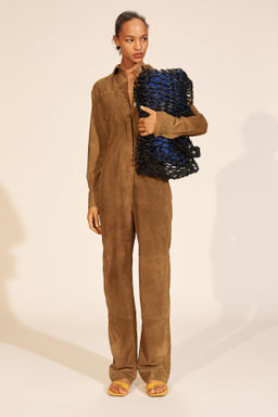 LIMITED EDITION LEATHER BRAIDED MAXI SHOPPER