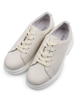 03-YD138-2 LT. BEIGE Полуботинки спортивные женские (натуральная кожа)
