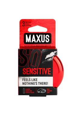 Презервативы Maxus, ультратонкие, латекс, железный кейс, 18 см, 5,2 см, 3 шт.  фото 2