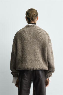STRUCTURED WOOL JUMPER - Zara фото 3