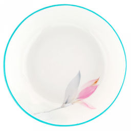 Мери Блюдце-розетка для варенья фарфоровое д10,2см h3,4см, с деколью, отводка (Китай) - Домашняя Мода фото 2