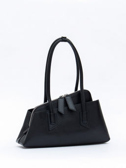 Сумка женская кожаная 6006L black Polina&Eiterou