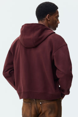 Chaqueta sudadera boxy con cremallera Loose Fit - H&m фото 6