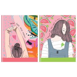 Бизнес-блокнот А5 80л. "Девочки, такие девочки" ("BG", ББ5т80_лг 11154) глянцевая ламинация