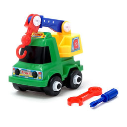 Пластмассовый конструктор Стройтехника, 20 деталь, МИКС - Simaland фото 5