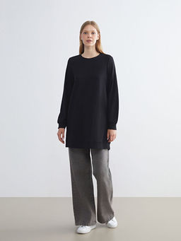 Bisiklet Yaka Dokulu Kad?n Tunik