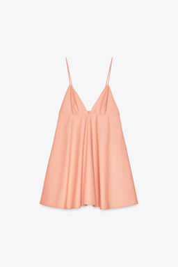SHORT STRAPPY DRESS - Zara фото 5