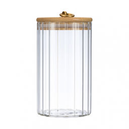 Банка 800 мл стеклянная с бамбуковой крышкой,Linea TORRE арт. 93-HO-TO-01-800