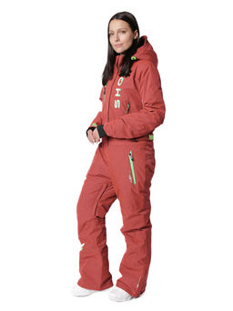 Комбинезон B-9063 Темно-бордовый - Snow headquarter фото 32