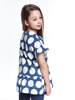 Футболка для девочки UD 4315 горох - Mini maxi фото 2