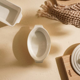 Форма для выпечки из жаропрочной керамики SL Home «Санторини», 300 мл, 16×9.7×4.5 см, цвет белый