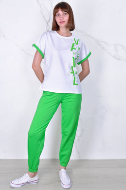 Арт. 2357 Костюм с брюками женский 44-52 (5 шт) Цвет:верх- кэмел, низ- кэмел - Калинка фото 38