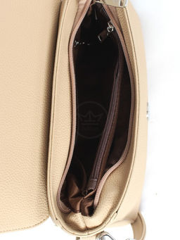Сумка женская искусственная кожа YDR-2660, 1отд+карм/перег, плечевой ремень, бежевый SALE 259700 - Adelia фото 8