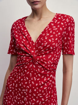 Платье миди с узлом / Zarina  фото 6