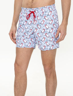 Светло-серые шорты для плавания - Cacharel фото 3