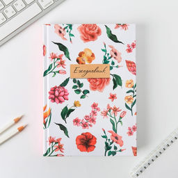 Ежедневник А5, 160 листов, в твердой обложке Цветы