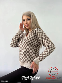 Кофта женская с воротником