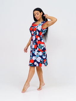 Халат женский, цвет синий