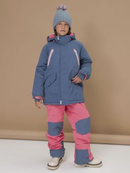 PELICAN, куртка для девочек, Темно-серый