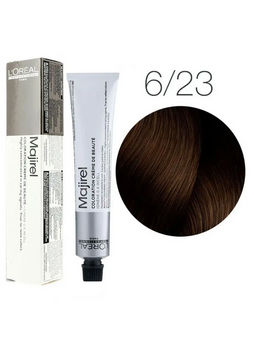 Majirel 6.23 темный блондин перламутрово-золотистый, крем-краска с технологией улавливания запаха, 60 мл - Loreal professionnel фото 2