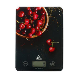 Весы кухонные Luazon LVK-702 Черешня, электронные, до 7 кг - Luazon home фото 3