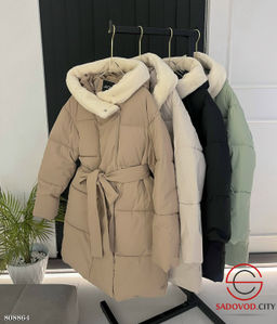 куртка женская зимняя с поясом - Bruno фото 5