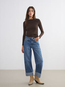 Balloon Fit Kad?n Jean Pantolon