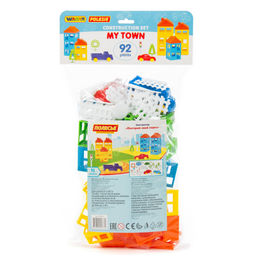 Конструктор Построй свой город (92 элемента) (в пакете)