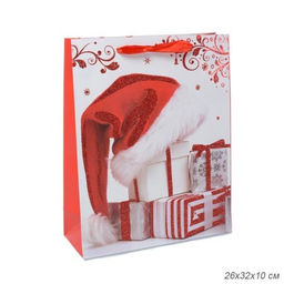 Цена за 12 шт. Пакет подарочный 26х32х10 / 362-52-M /уп 12/480/Новый год - Галеонтрейд фото 5