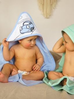 Голубое полотенце для мальчика