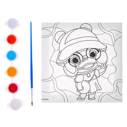 Картина по номерам Стильная уточка, 15 15 см - Школа талантов фото 4