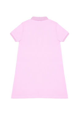 Розовое вязаное платье для девочки - U.s. polo assn фото 2