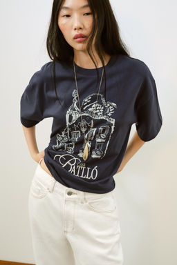 CASA BATLL_ PRINT T-SHIRT - Zara фото 4