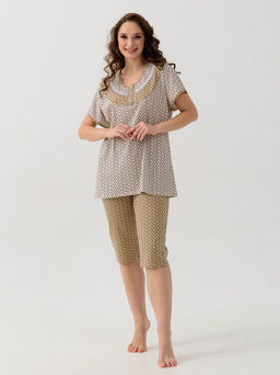 100% Хлопок Пижама Цветочек - Оптима фото 3