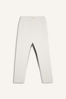 Yazl?k Jogger Pantolon Slim Fit Dar Kesim Pamuklu Cepli - Defacto фото 4