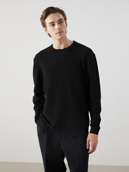 Bisiklet Yaka Erkek Triko Kazak