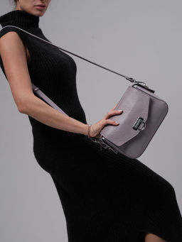 Сумка через плечо Azaro 3684 лиловая тень