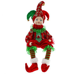 Игрушка набивная "Клоун" (муз,движ), L15 W13 H45 см (полка 25 см.)