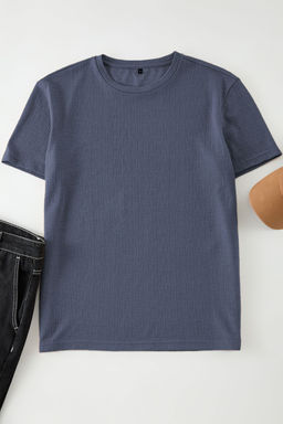 TRENDYOL MAN Ekru Oversize/Genis Kesim Dokulu T-Shirt TMNSS25TS00043 - Trendyolmilla фото 6