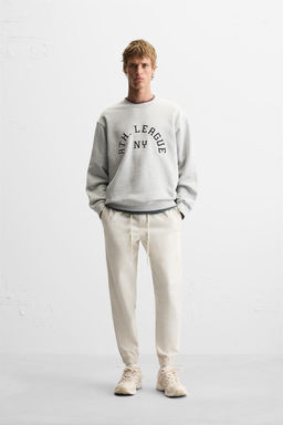 FADED JOGGER WAIST TROUSERS
